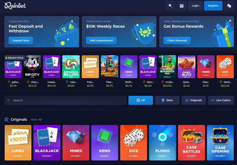 Rainbet Casino Games Collection Rainbet Casino Games Collection